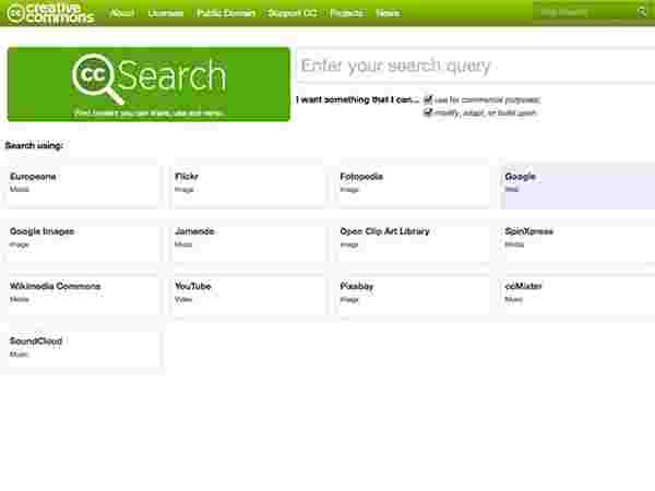 Creative Commons Search