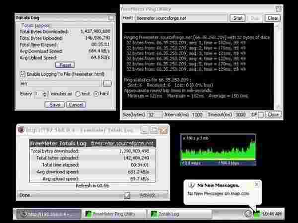 FreeMeter Bandwidth Monitor