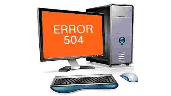 HTTP error 504 (gateway timeout)